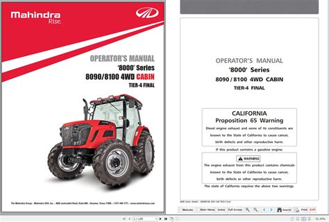 Mahindra 16 Series 3016 Gear & HST Tractor Parts Catalogue