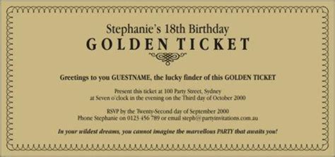 Printable Golden Tickets - follsadicbdqfp - Blog.hr