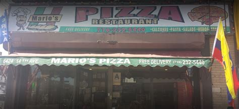 Mario's Pizza Restaurant in Brooklyn / Menus & Photos