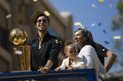 Steph Curry and His Family at Warriors Parade 2015 | POPSUGAR Celebrity ...