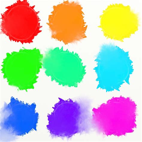 Colour Paint Daubs Free Stock Photo - Public Domain Pictures