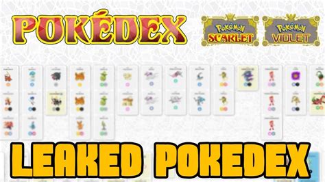 Pokedex Scarlet Version Features