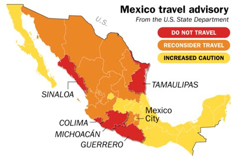 Mexico Travel Warning Map Shows State Department Advisories | TIME