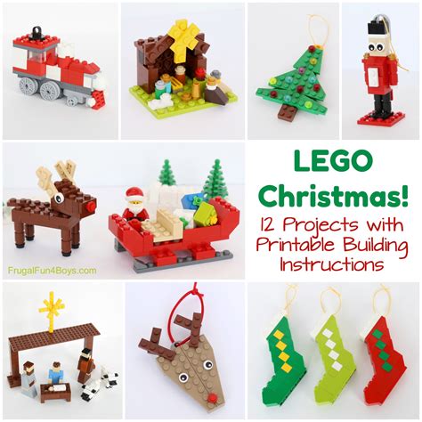 Christmas Projects to Build with LEGO® Bricks - Printable Building ...