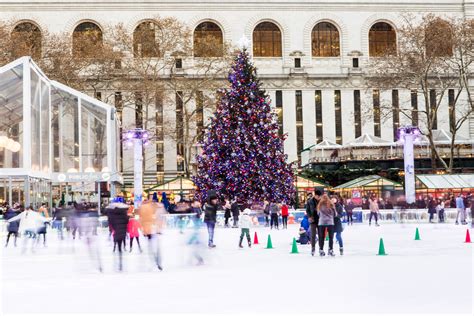 Ice Skating In Bryant Park Manhattan