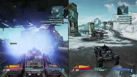 Borderlands: The Handsome Collection PS4 split screen - YouTube