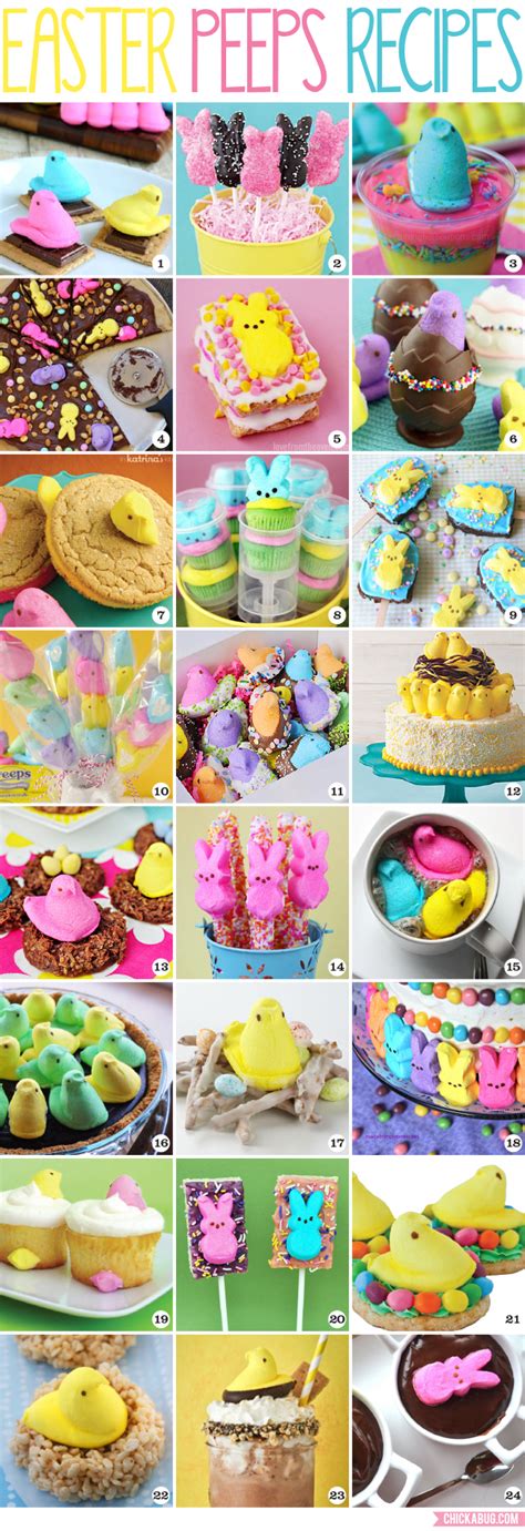 The Best Easter Peeps Recipes - Chickabug