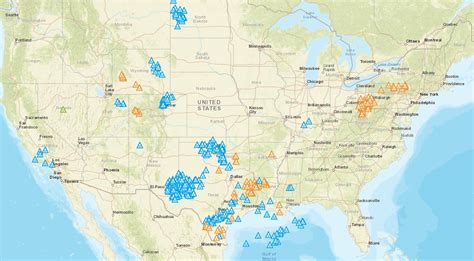 Map of Active Drilling Rigs in the US | Nuttall Legal, LLC