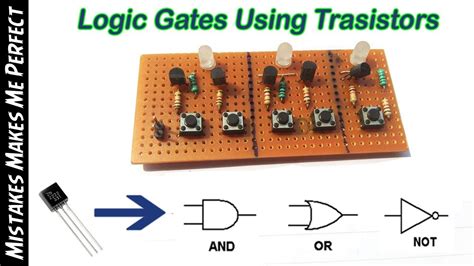 Logic Gate Circuit Diagram Using Transistor