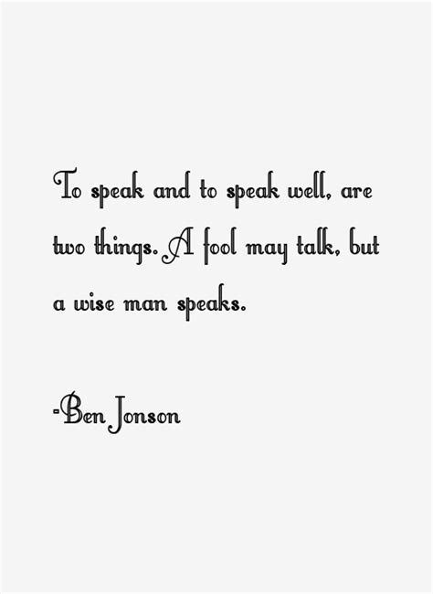 Ben Jonson Quotes & Sayings