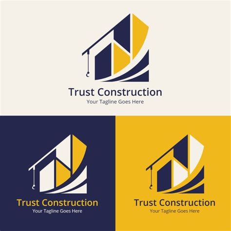 Personalize and download this Monocolor House Roof Construction Company Logo template