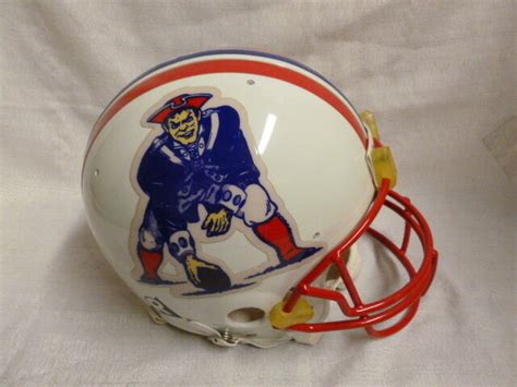 New England Patriots Authentic Riddell Full Size Pat Patriot Throwback ...