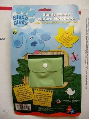 Blues clues handy dandy notebook vintage nature notebook 2000 new in ...