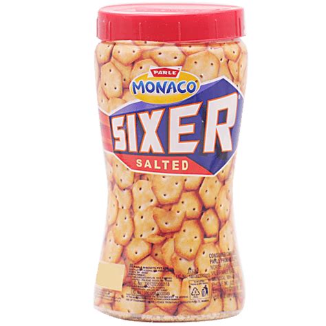 Buy Parle Monaco Sixer Salted 200 Gm Bottle Online At Best Price - bigbasket