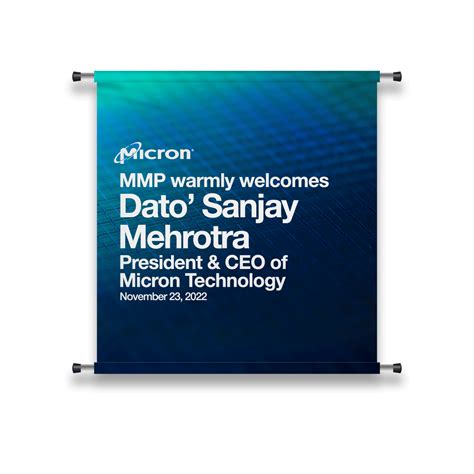 W3RK Creative Agency | Creative designs for Micron Technology CEO Visit