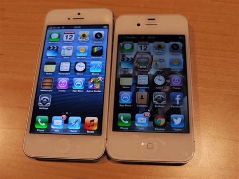 iPhone 5 vs iPhone 4S in hands-on photos - CNET