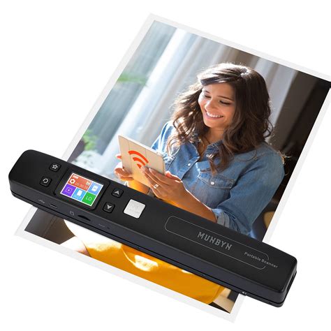 Buy MUNBYN Portable Scanner, Photo Scanner for Documents Pictures Texts ...