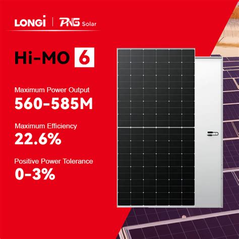 Longi Himo 6 Lr5-72hth 570W 575W 580W Half Cell 182mm Solar Panel for Solar System - Solar Panel ...