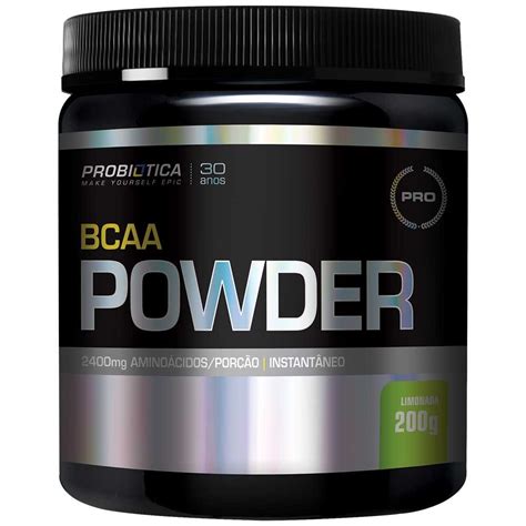 Bcaa Powder Em Pó 200g - Probiótica - Promoção - R$ 174,99 em Mercado Livre