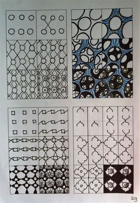 Zentangle tutorial Zentangle stappenplan Mandala Doodle, Tangle Doodle, Zen Doodle, Doodle Art ...