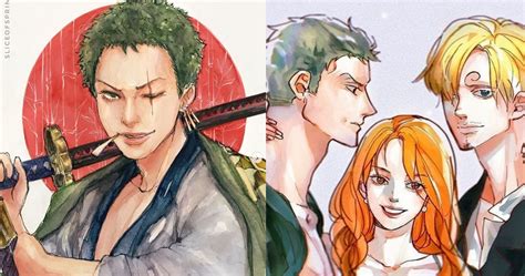 One Piece: 10 Awesome Fan Art Of Characters Drawn In Different Anime Styles