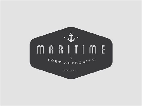 Hipster logo: Maritime & Port Authority | Hipster logo, Logo hipster, ? logo