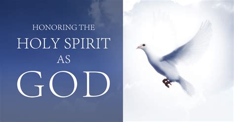 Honoring the Holy Spirit as God - Revival Focus