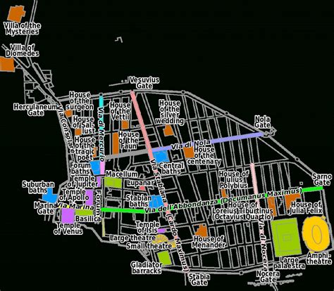 A New Map For Pompeii – Pompeii Bibliography And Mapping Project - Printable Map Of Pompeii ...