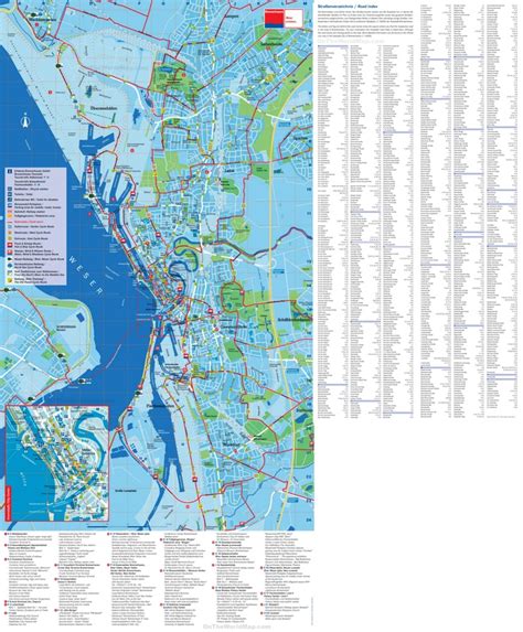 Bremerhaven tourist map