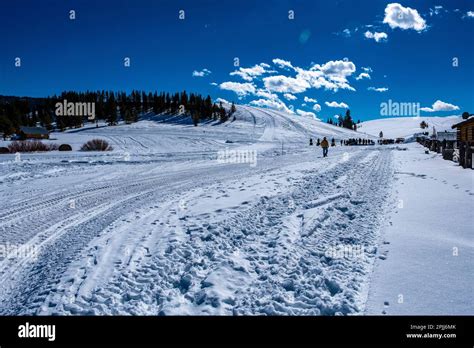 Winter celebration in Stanley, Idaho Stock Photo - Alamy