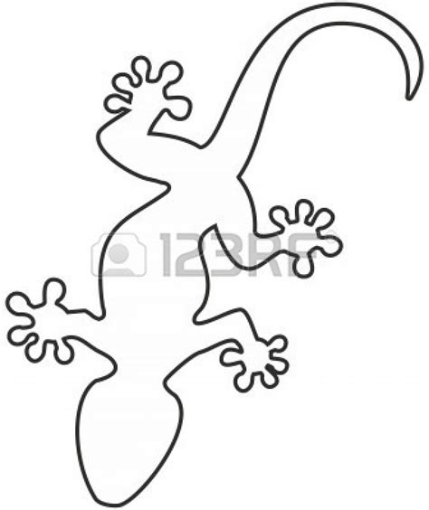 Lizard Drawing Outline at GetDrawings | Free download