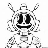 Marvin The Martian Coloring Page 22632 17900 sketch template