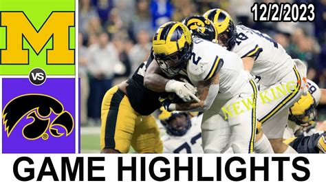 Michigan vs Iowa Hawkeyes HALF TIME WEEK 14 | NCAAF Highlights 2023 - YouTube