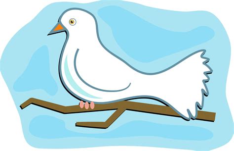 White Dove Clip Art Free Stock Photo - Public Domain Pictures