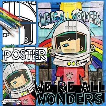 We’re All Wonders by R.j. Palacio, Wonder, Writing Activity, Poster ...