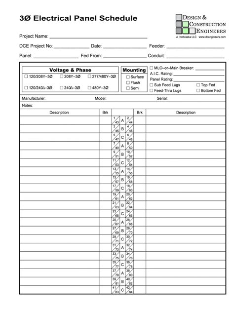 Circuit Breaker Panel Labels Template – Professional.fromgrandma.best