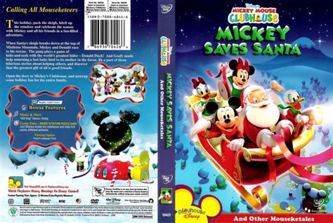 Mickey Saves Santa - Movie DVD Custom Covers - 669MickeySavesSanta :: DVD Covers