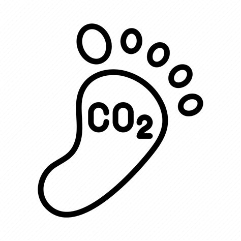 Carbon, carbon footprint, co2, footprint icon - Download on Iconfinder