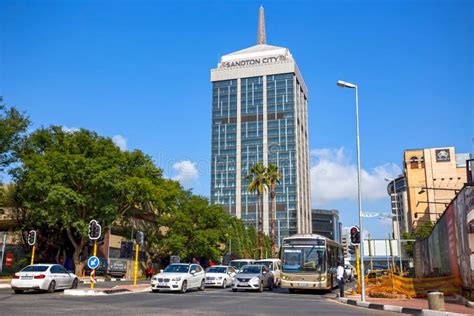 Sandton City Skyscraper in Daylight. Editorial Photography - Image of ...