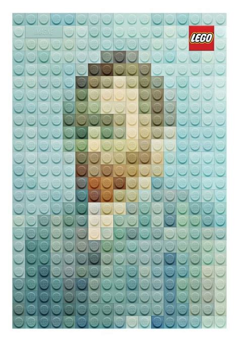 Lego - "Self-Portrait by Vincent van Gogh"