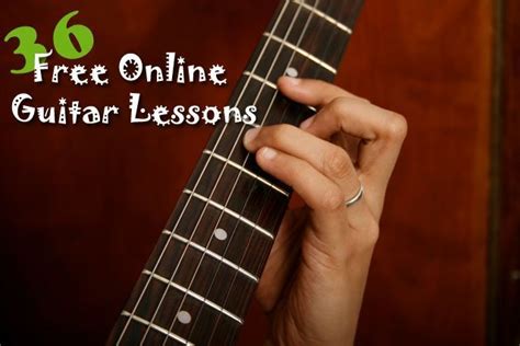36 Free Guitar Lessons - Perfect For Beginners