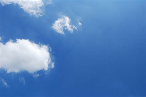 Blue Sky With Small Clouds Free Stock Photo - Public Domain Pictures