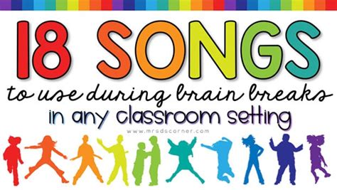 18 Songs to Use During Brain breaks in Any Classroom Setting - Really Good Teachers™ Blog and ...