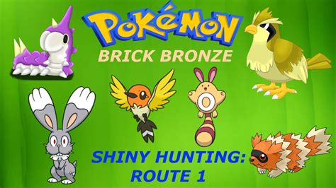 Pokemon Brick Bronze - Shiny Hunting Route 1 - YouTube