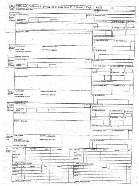 Bill of Entry Page 2 | PDF