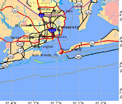 Gulf Breeze, Florida (FL 32561) profile: population, maps, real estate, averages, homes ...