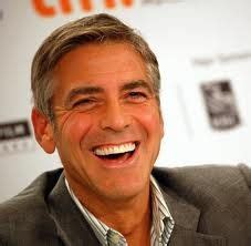 George Clooney Smiling | Celebrity smiles, Smiling people, Great smiles