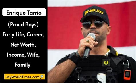 Enrique Tarrio Net Worth 2023: (Proud Boys) Wiki Bio, Early Life ...