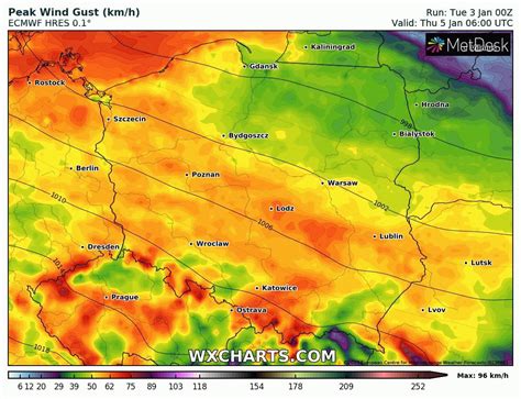 Dynamiczna aura i silny wiatr w Polsce. Powieje do 100 km/h | IncusMeteo