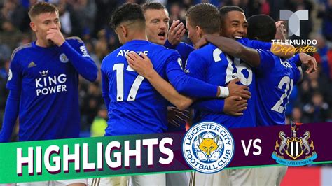 Leicester City vs. Newcastle United: 5-0 Goals & Highlights | Premier League | Telemundo ...